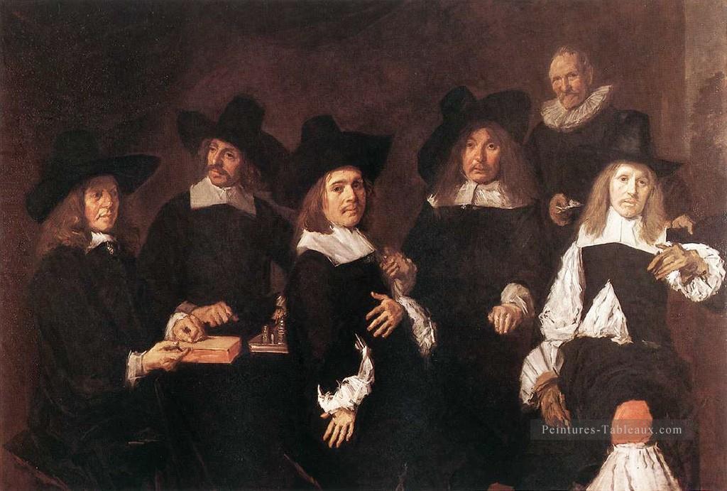 Regents portrait Siècle d’or néerlandais Frans Hals Peintures à l'huile